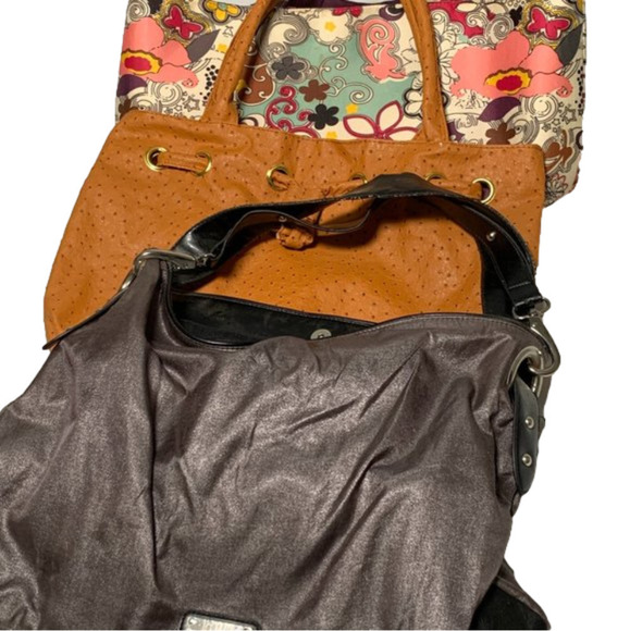 BUNDLE (3) Large Purses Signature Kenneth Cole Reaction Floral handbag GUC - Picture 2 of 11